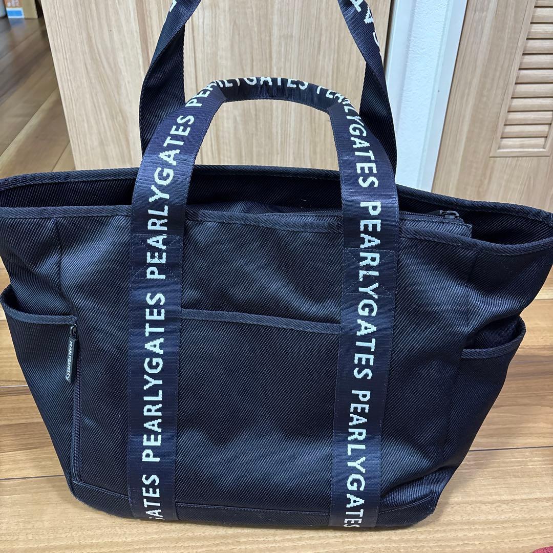 PEARLY GATES ネイビー　ロッカートートバッグ大容量