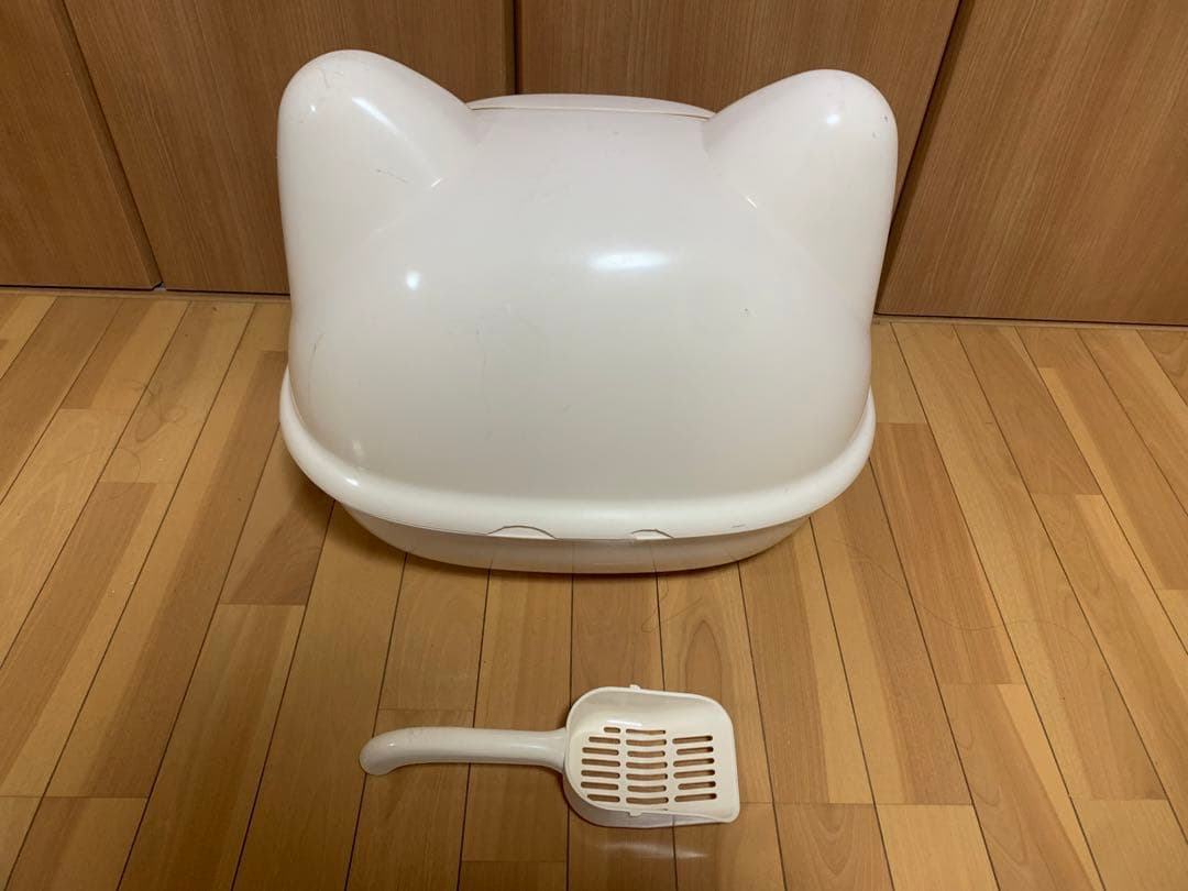 猫耳型 ♡ 猫用トイレ
