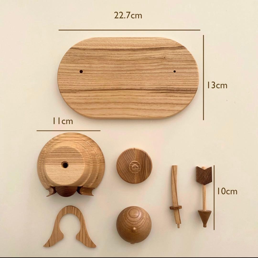 木製かぶとセット