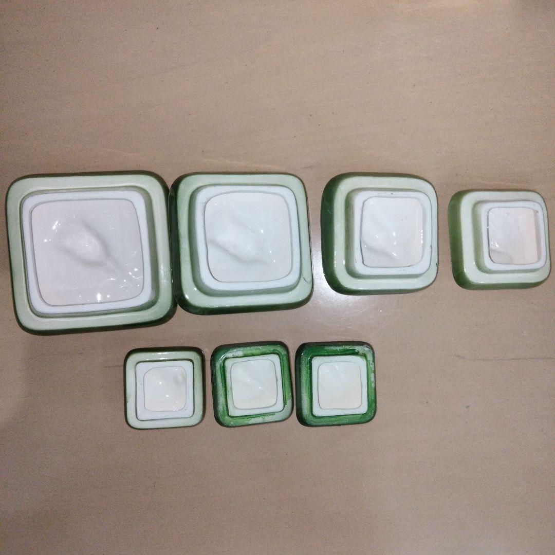 イマン イヴ 陶器キャニスター７点セット