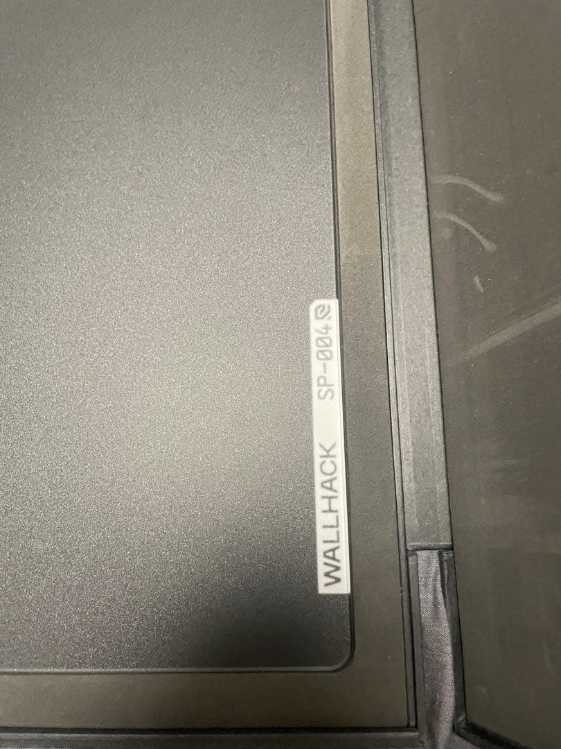 WALLHACK SP-004 ブラック ガラスマウスパッド