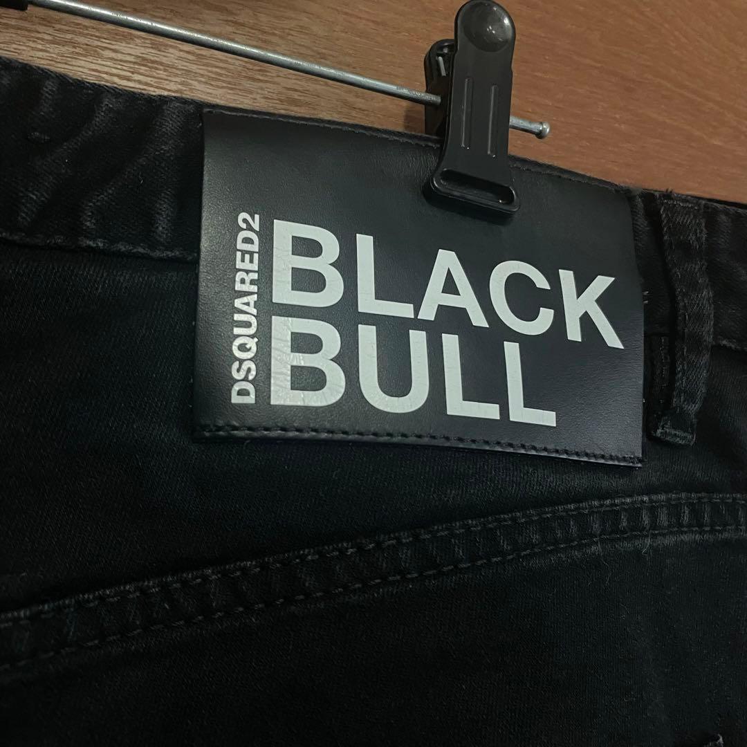 Dsquared2 BLACK BULL ブラック ストレッチ デニム 50