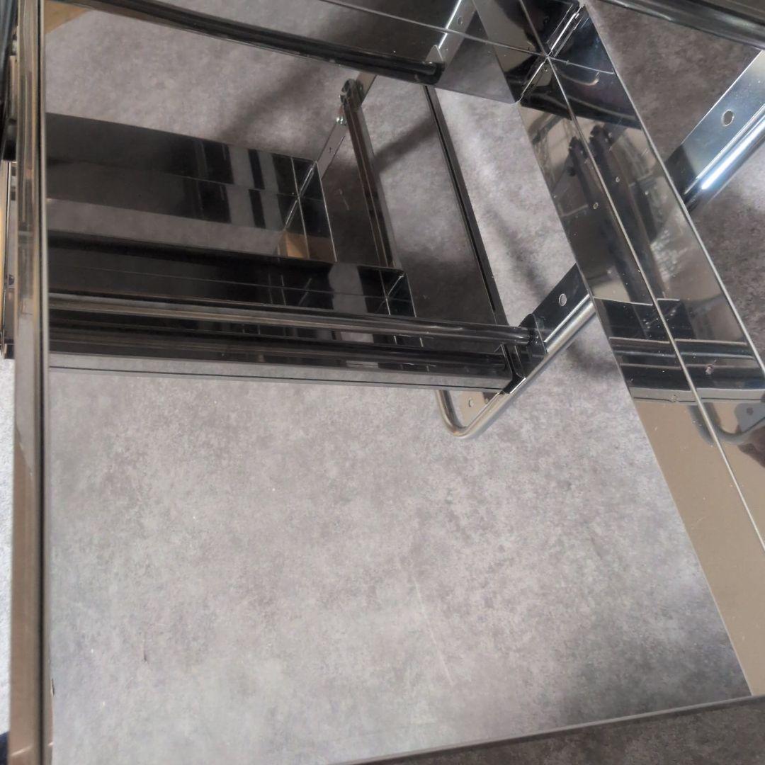 川口工器　シンク下スライドラック3段　35cm幅 美品