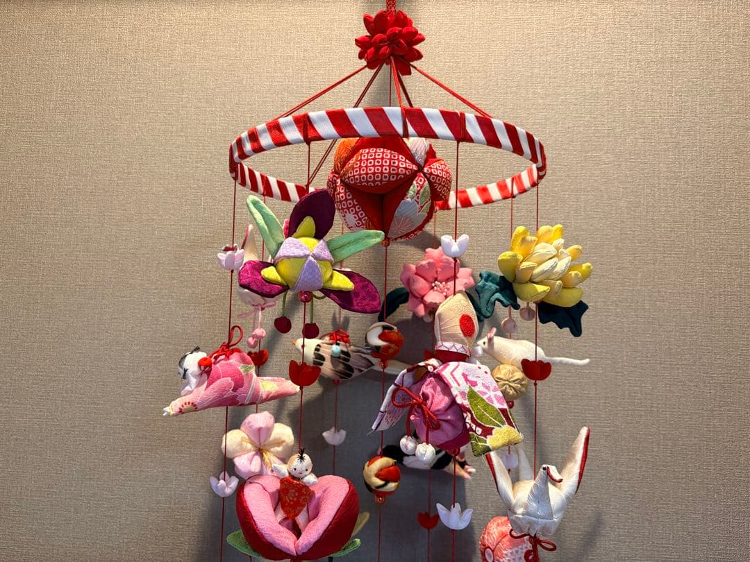 豪華つるし雛No.184・ひな祭り・桃の節句・さげもん吊るし飾り・初節句飾り