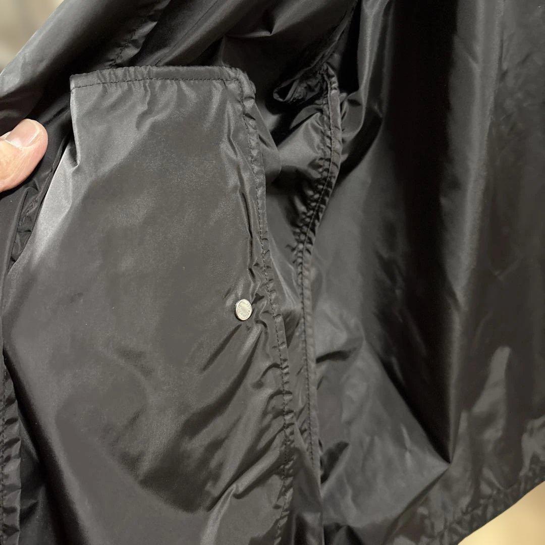 ね*ね様 モンクレール フード付き ブラックナイロンジャケット