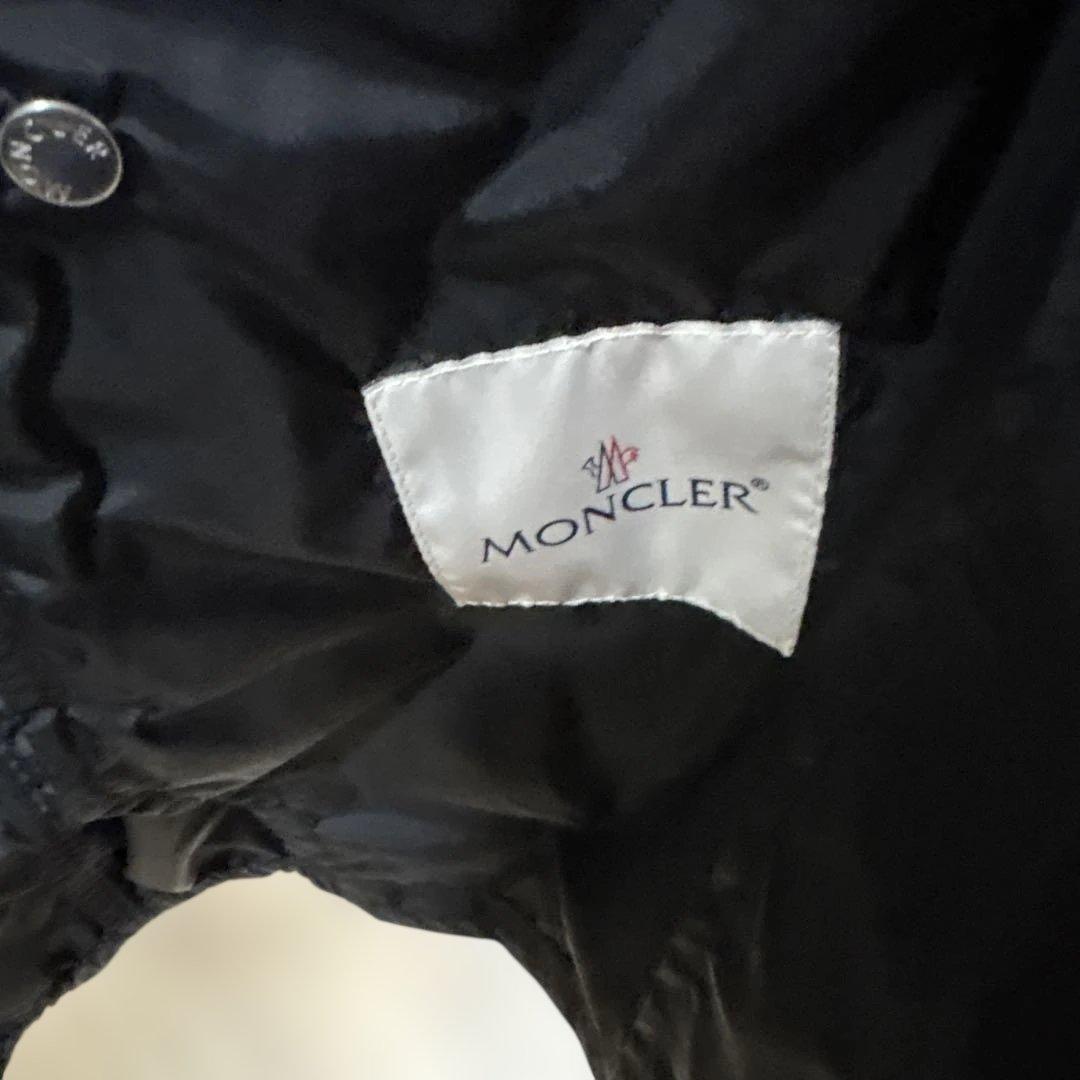 ね*ね様 モンクレール フード付き ブラックナイロンジャケット