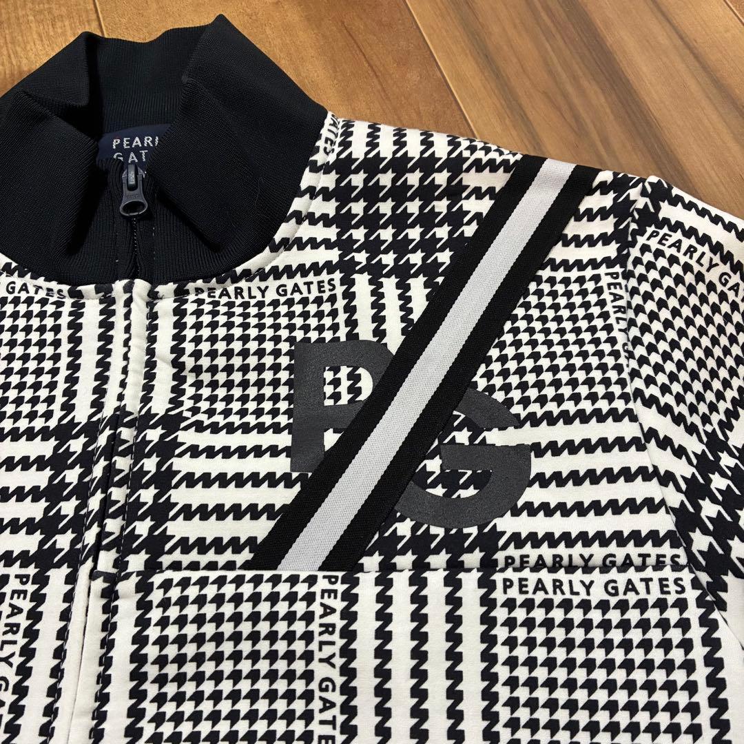 PEARLY GATES エアクッション フルジップジャケット グレンチェック
