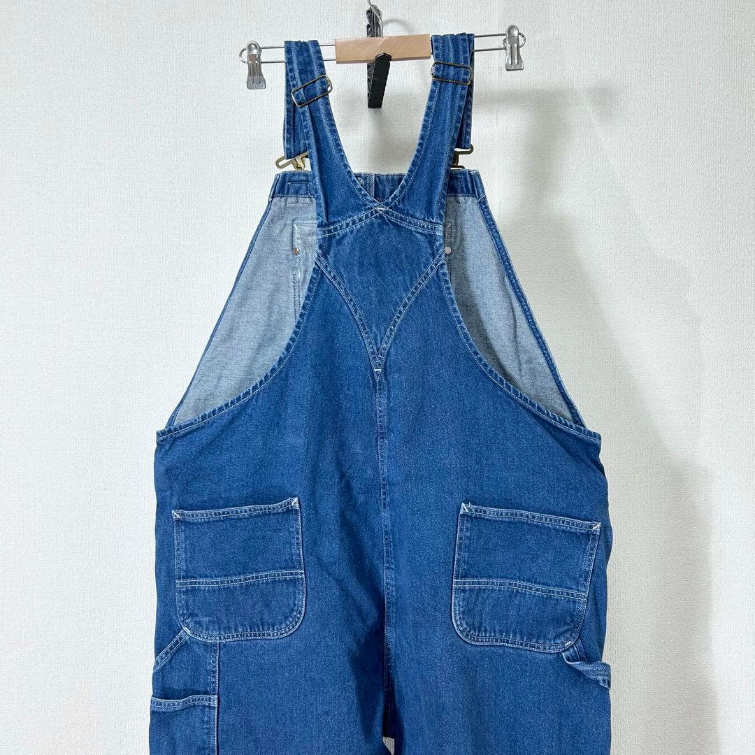 カーハートデニムオーバーオールC1081ペインターパンツ極太w44アメリカ古着