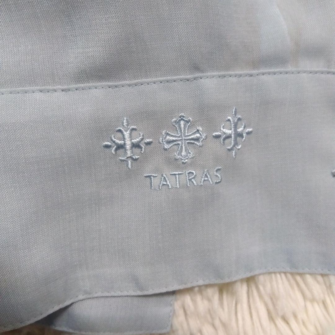 限定品！TATRAS モリアーノ トップス サックス Sサイズ ジップアップ