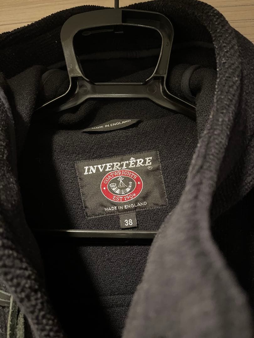 インバーティア　ダッフルコート　ネイビー　38