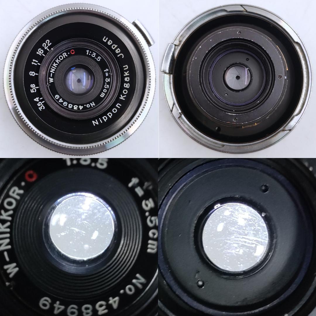Nikon W-NIKKOR C 3.5cm F3.5 Sマウント