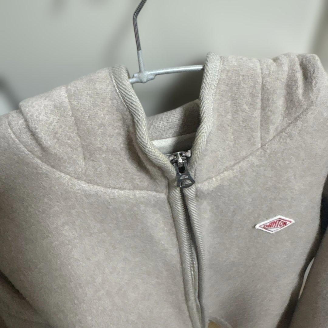 DANTON ウールライトパイルフードジャケット