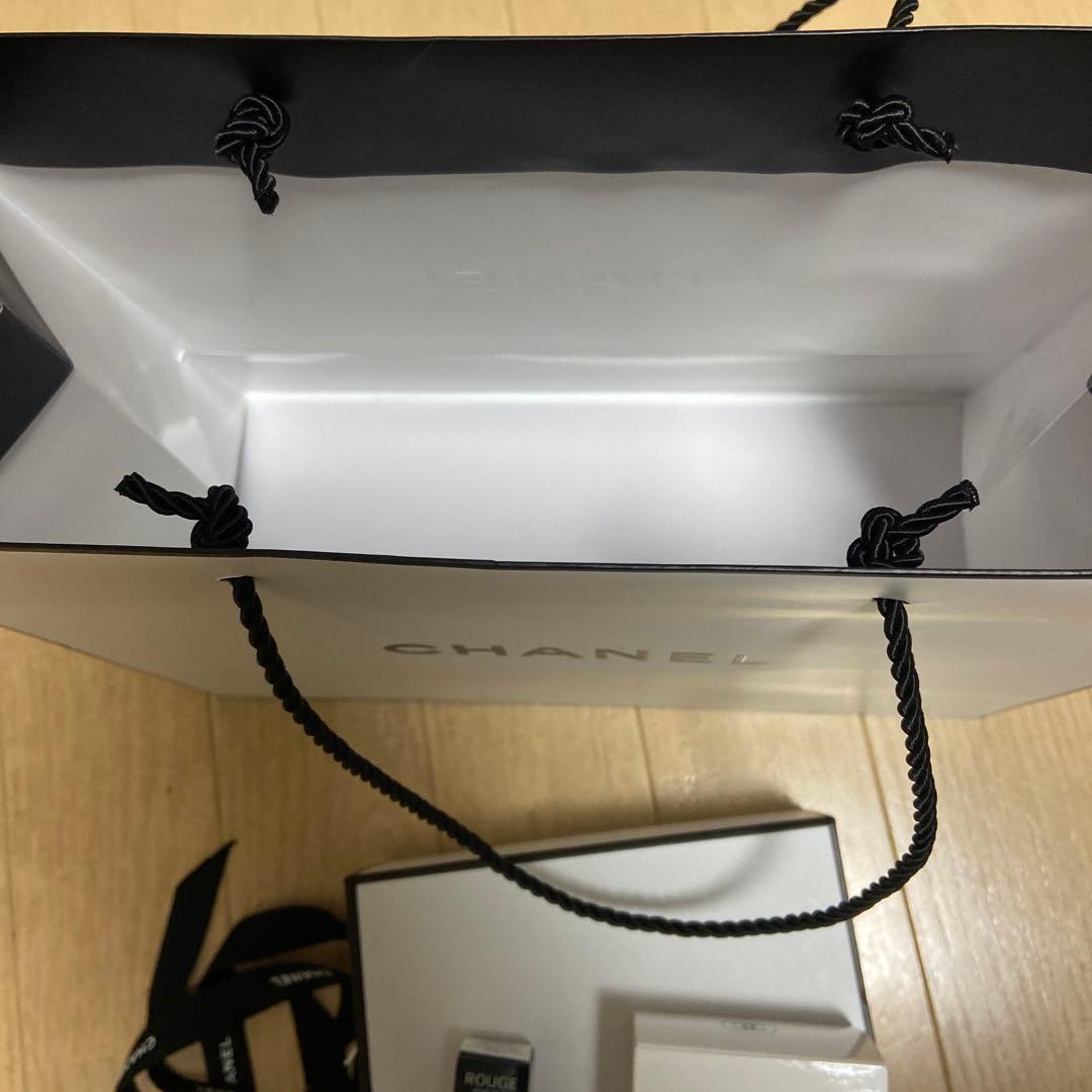 シャネル リップクリーム ハンドクリーム ショップ袋 箱 リボン セット ☆