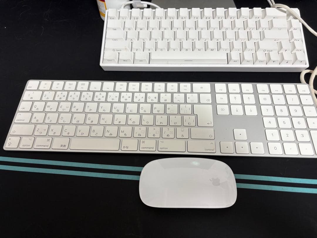Apple iMac 2017+ ワイヤードキーボード + マジックマウス