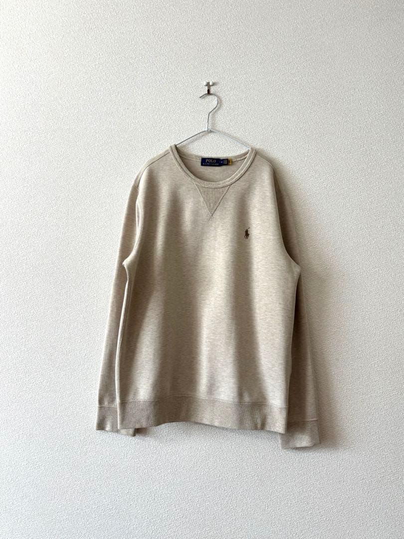 美品　ラルフローレン　スウェット　ベージュ　M