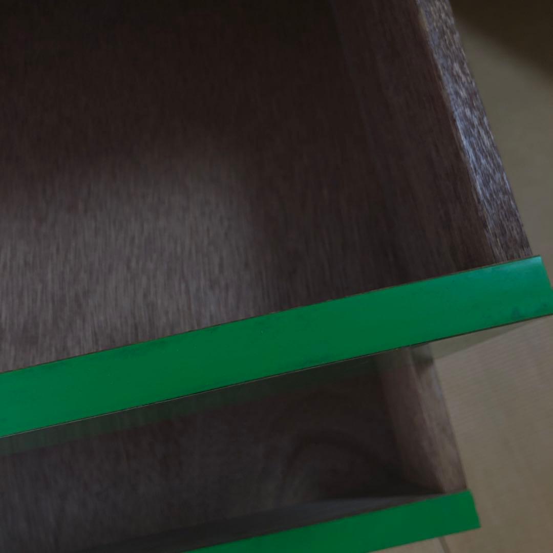 緑色 5段引き出し チェスト