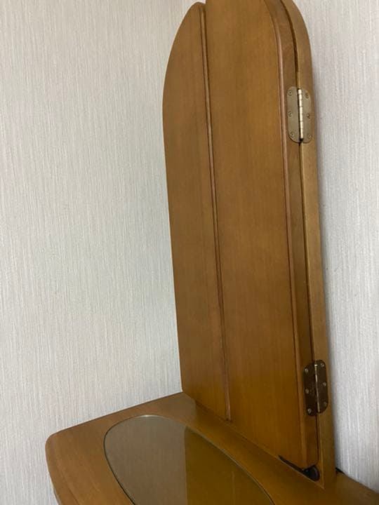 美品 送料込み 三面鏡のドレッサー 化粧台　IDC大塚家具 エレガント