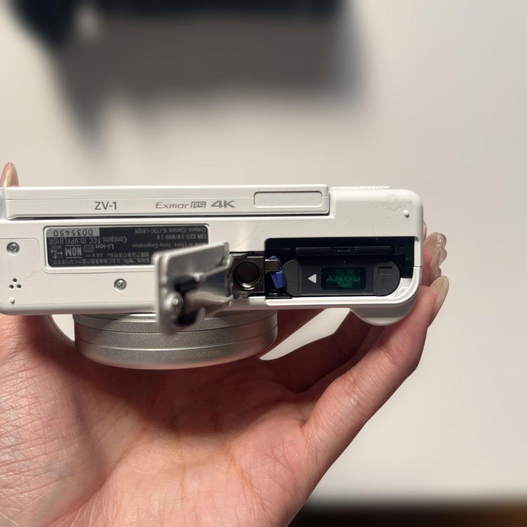 SONY ZV-1 マウント　コンパクトデジタルカメラ ホワイト