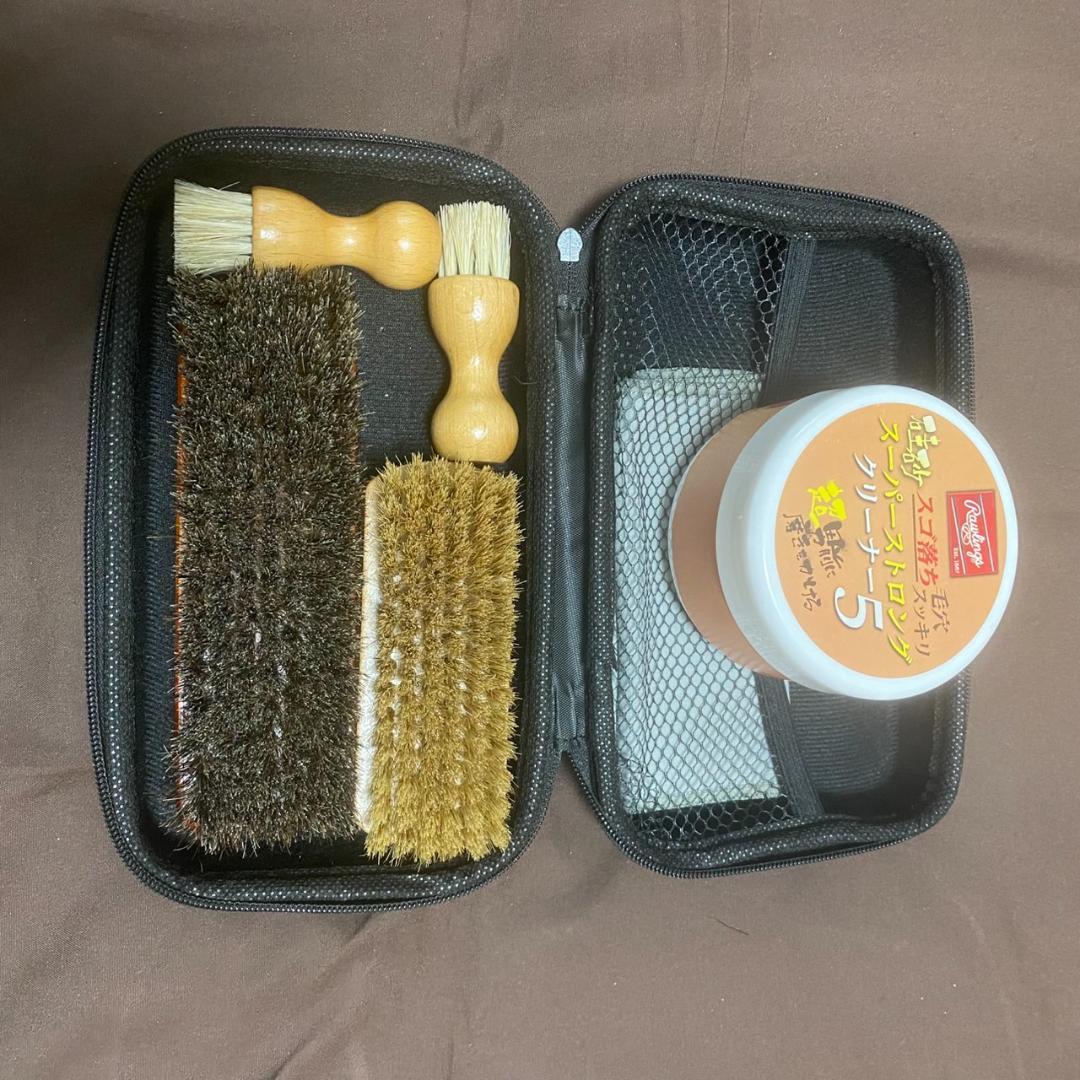 ZETT 軟式 外野手用 グローブ 限定カラー 手入れ用品セット