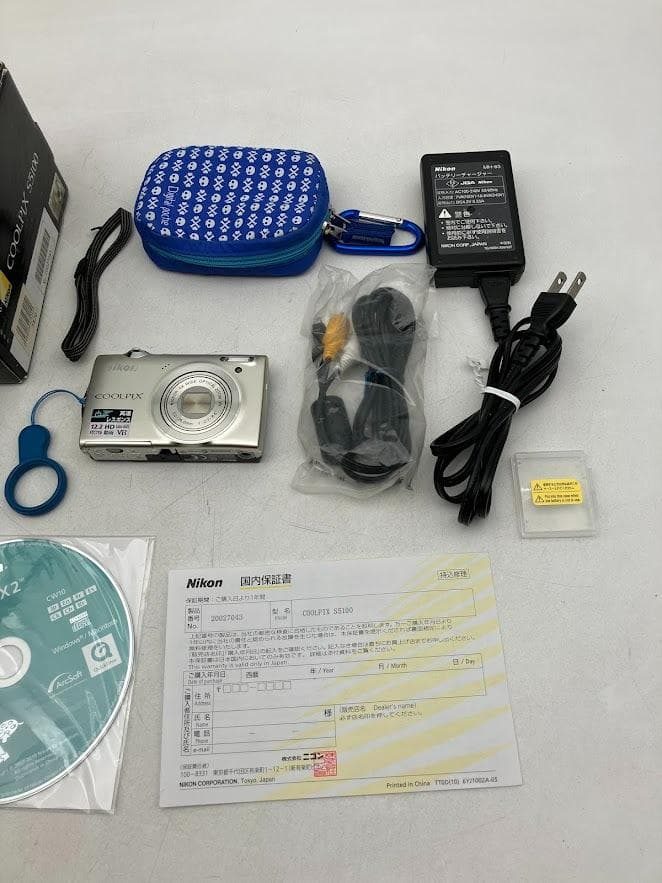 【美品】Nikon COOLPIX S5100 本体 付属品付き