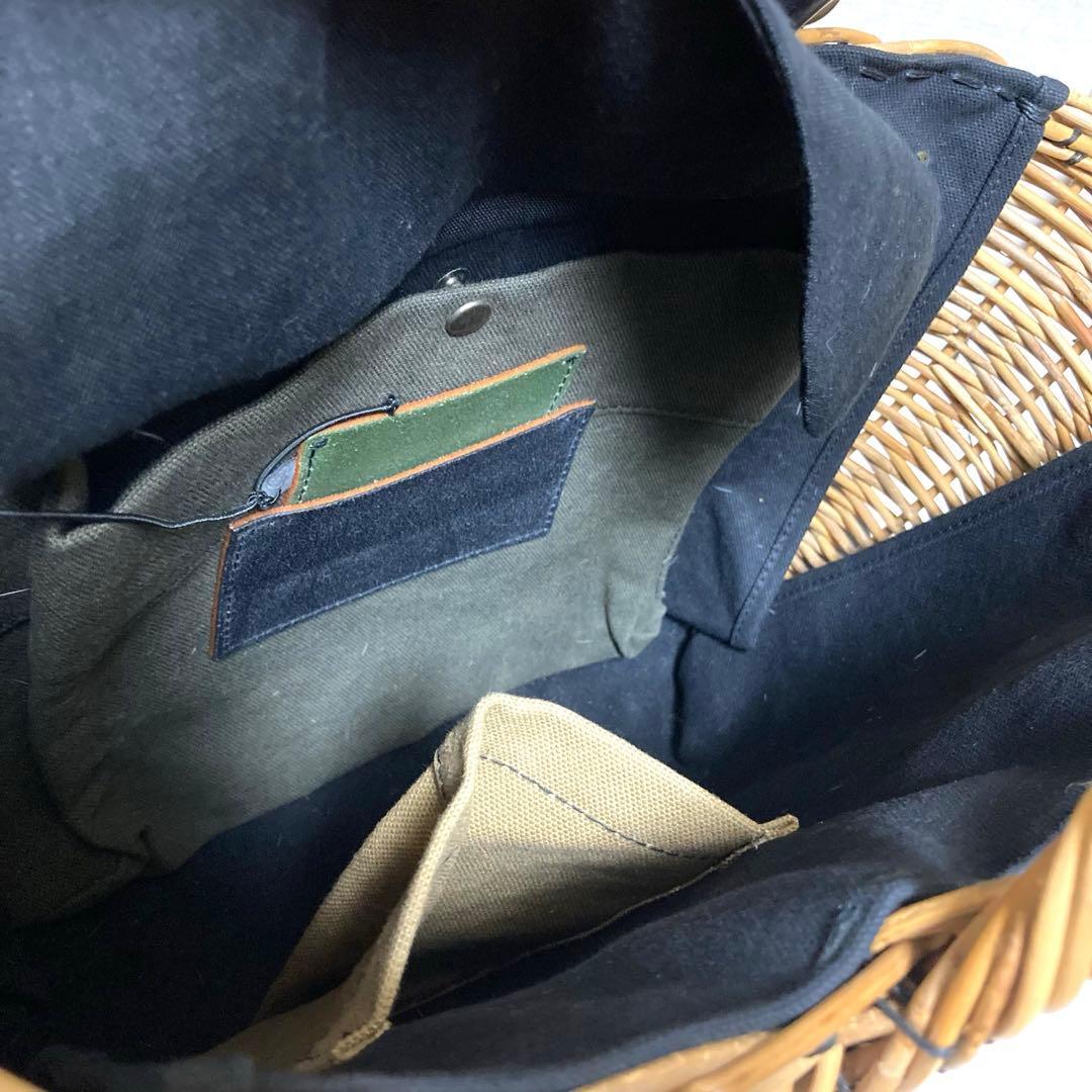 [最終値下げ][極美品] エバゴス かごバッグ　完売品　ラビットファーかぶせ