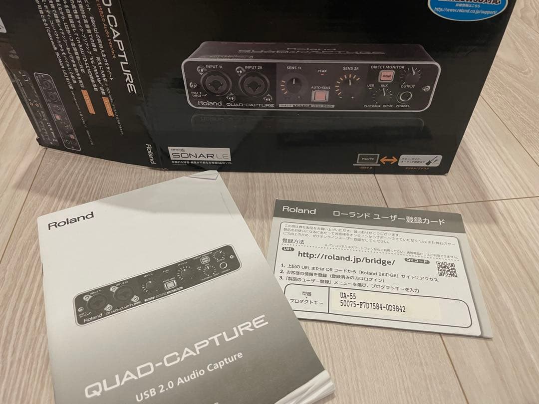 Roland オーディオインターフェイス QUAD-CAPTUREUA-55 黒