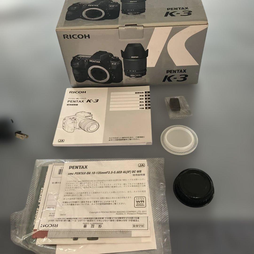 PENTAX デジタル一眼レフ 24-18mmレンズ付き