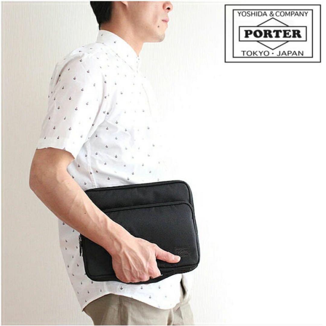 美品 PORTERポーター ディル iPad タブレット PCケース(S) 黒