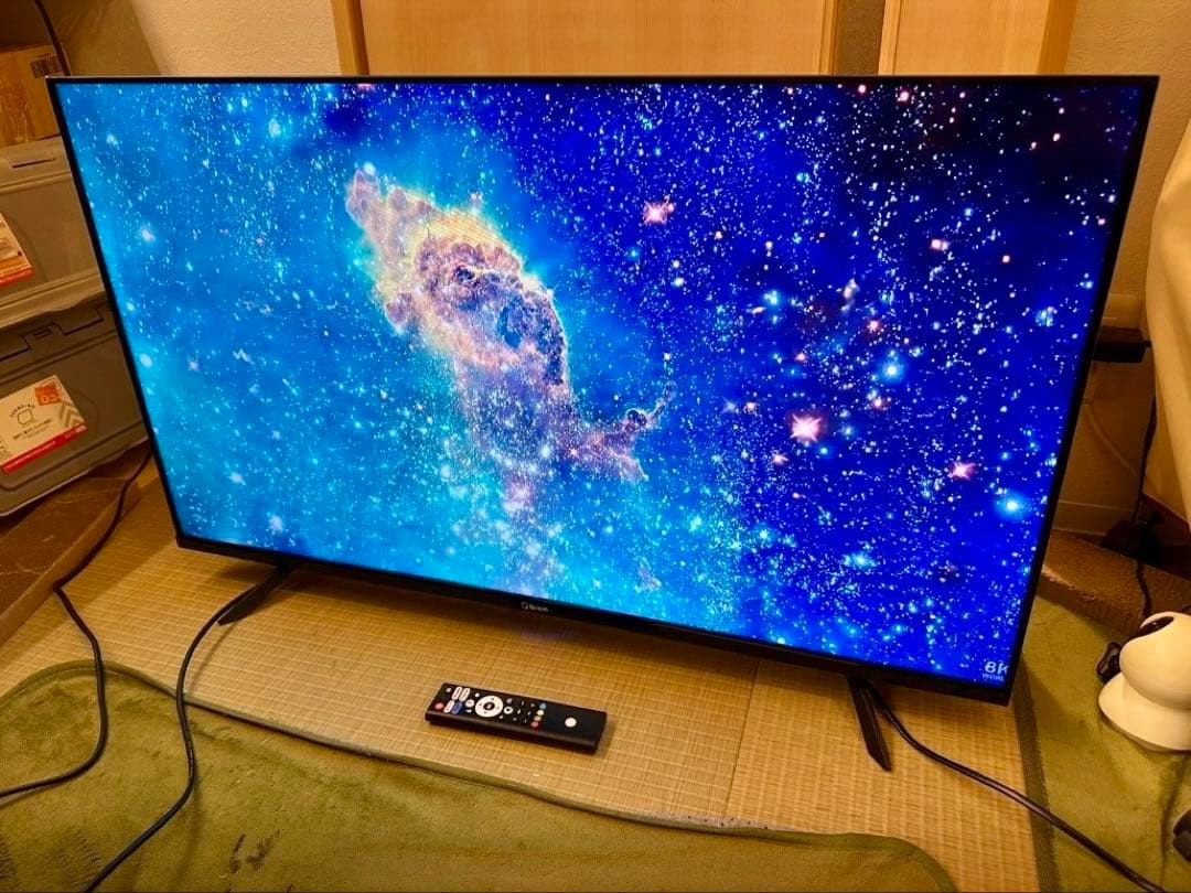 【美品】山善 40V型 チューナーレス スマートテレビ QRK-40TL2K