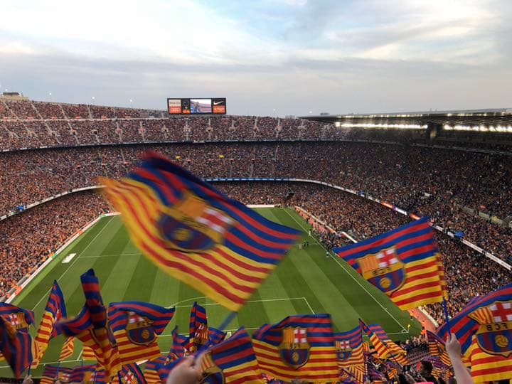 バルセロナ　旗