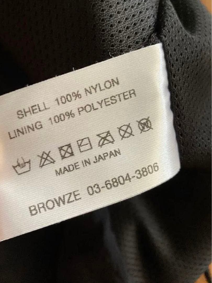 ENNOY NYLON TRACK JACKET シャカシャカ2024 黒XL