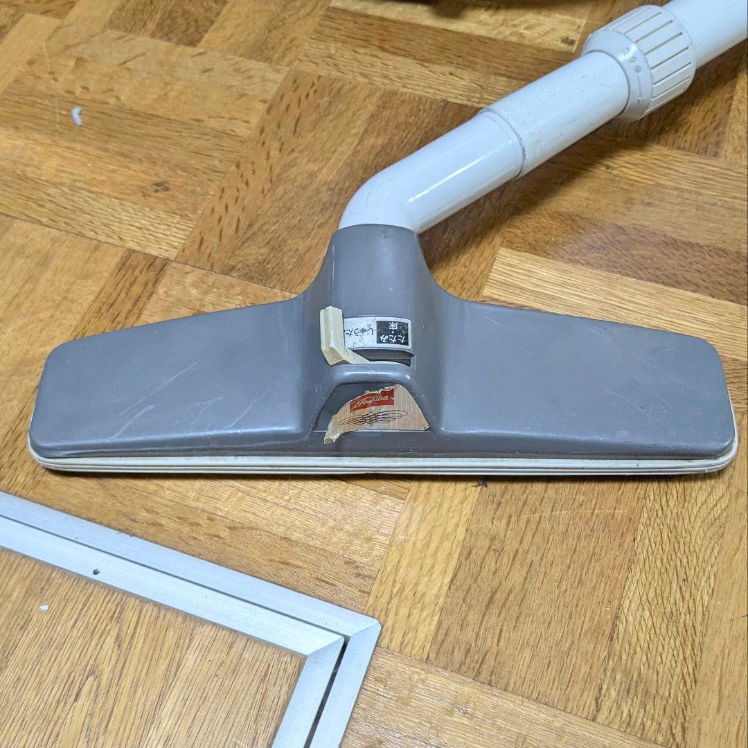 掃除機 アンティークキャニスター昭和レトロ掃除機 東芝クリーナーVC-62EA