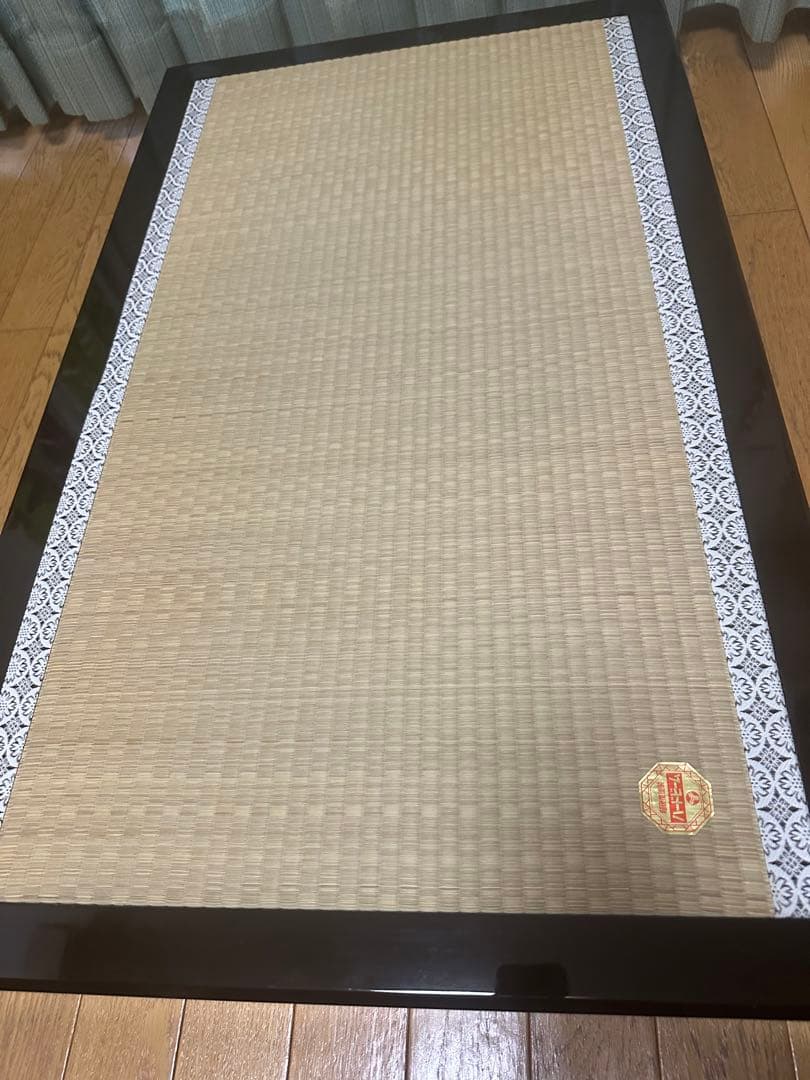 黒塗平飾台と屏風　五月人形