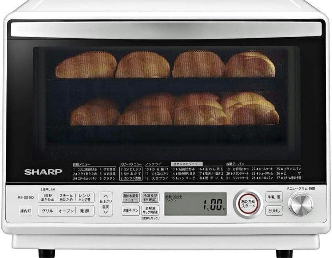 美品‼️過熱水蒸気 SHARP オーブンレンジ コンベクション 2段調理