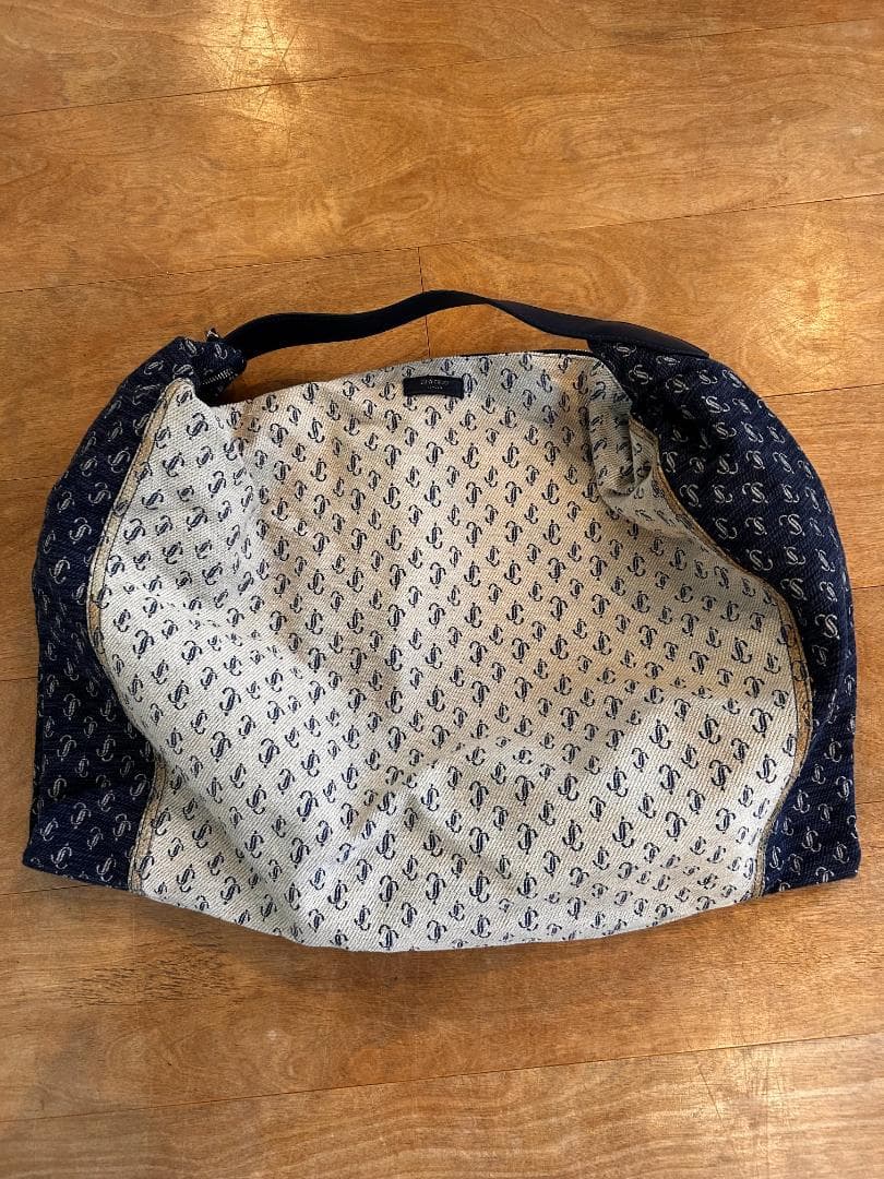 ジミーチュウ JCロゴ ジャカード ホーボーバッグ