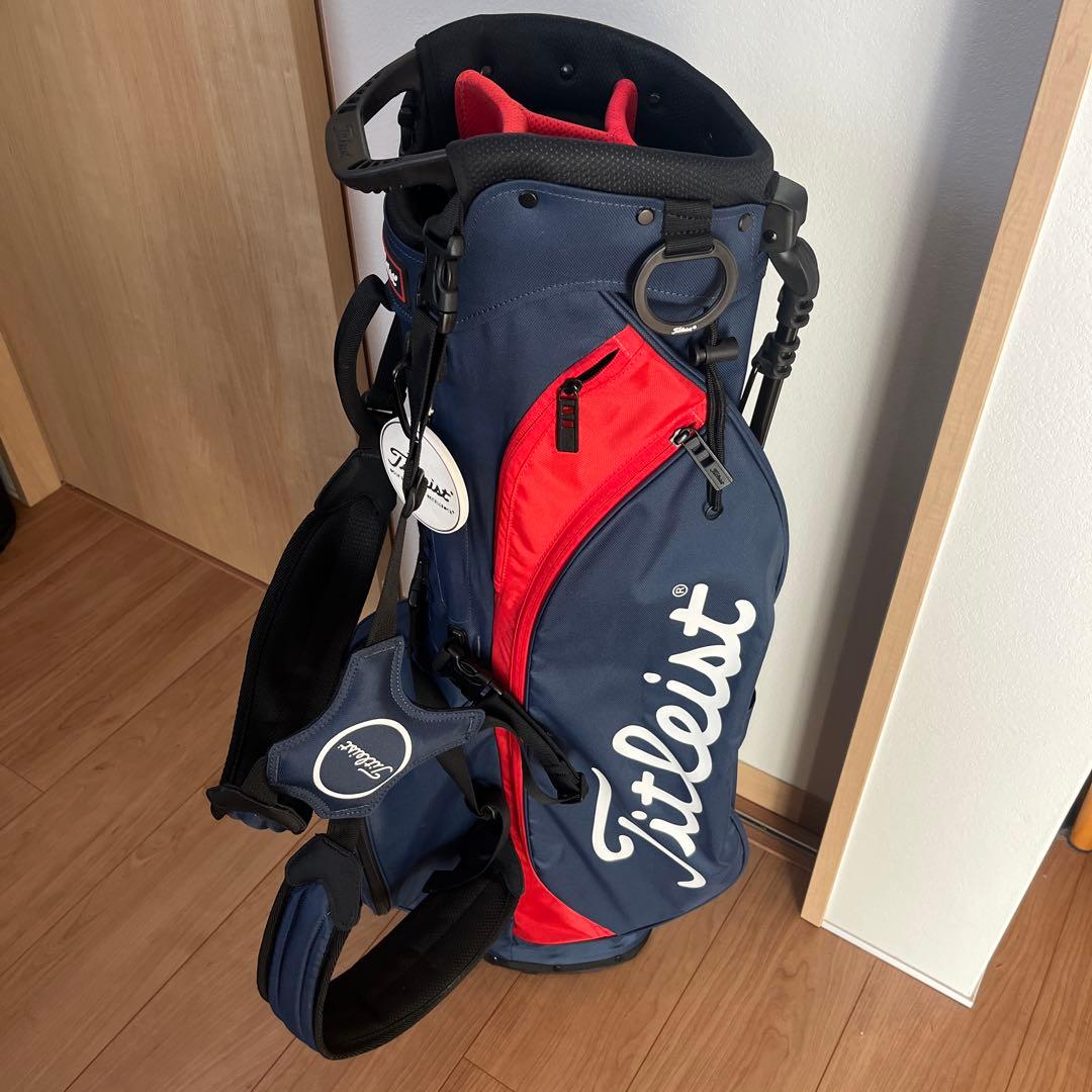 Titleist キャディバッグ (スタンドタイプ) ネイビー/レッド