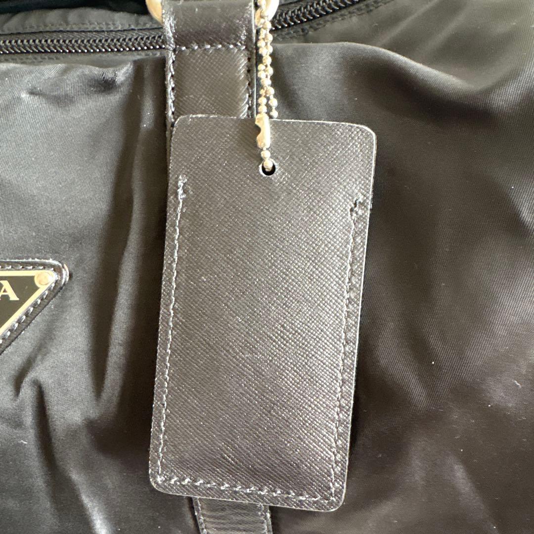 PRADA ボストンバッグ ブラック ナイロン　大容量