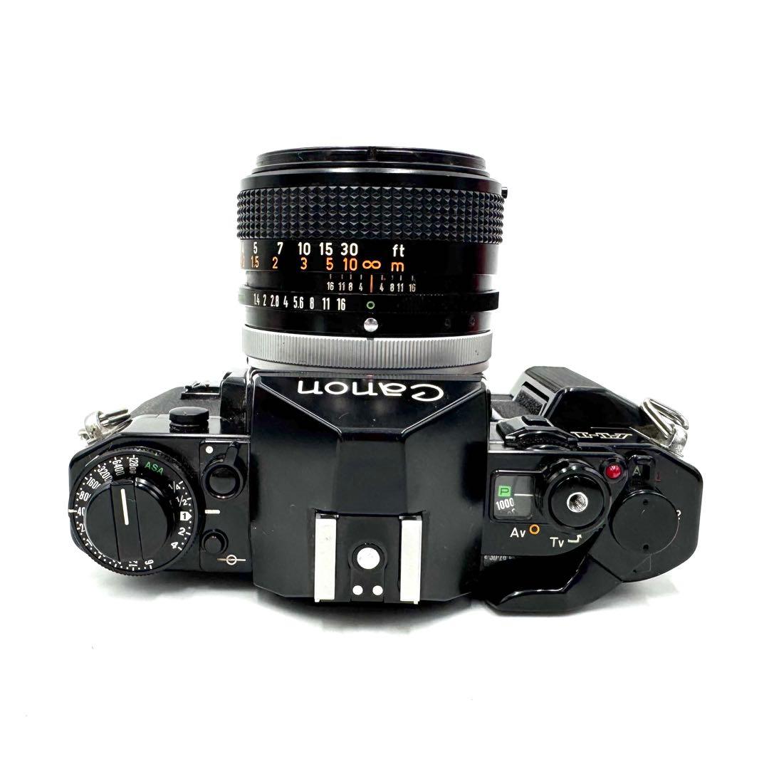 動作良好 Canon A-1 フィルムカメラ FD 50mm f1.4 レンズ