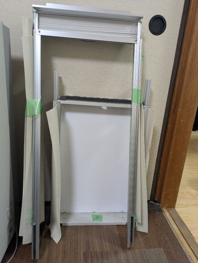 CORONA 窓枠エアコン CW-F1624R 説明書 取付枠付き