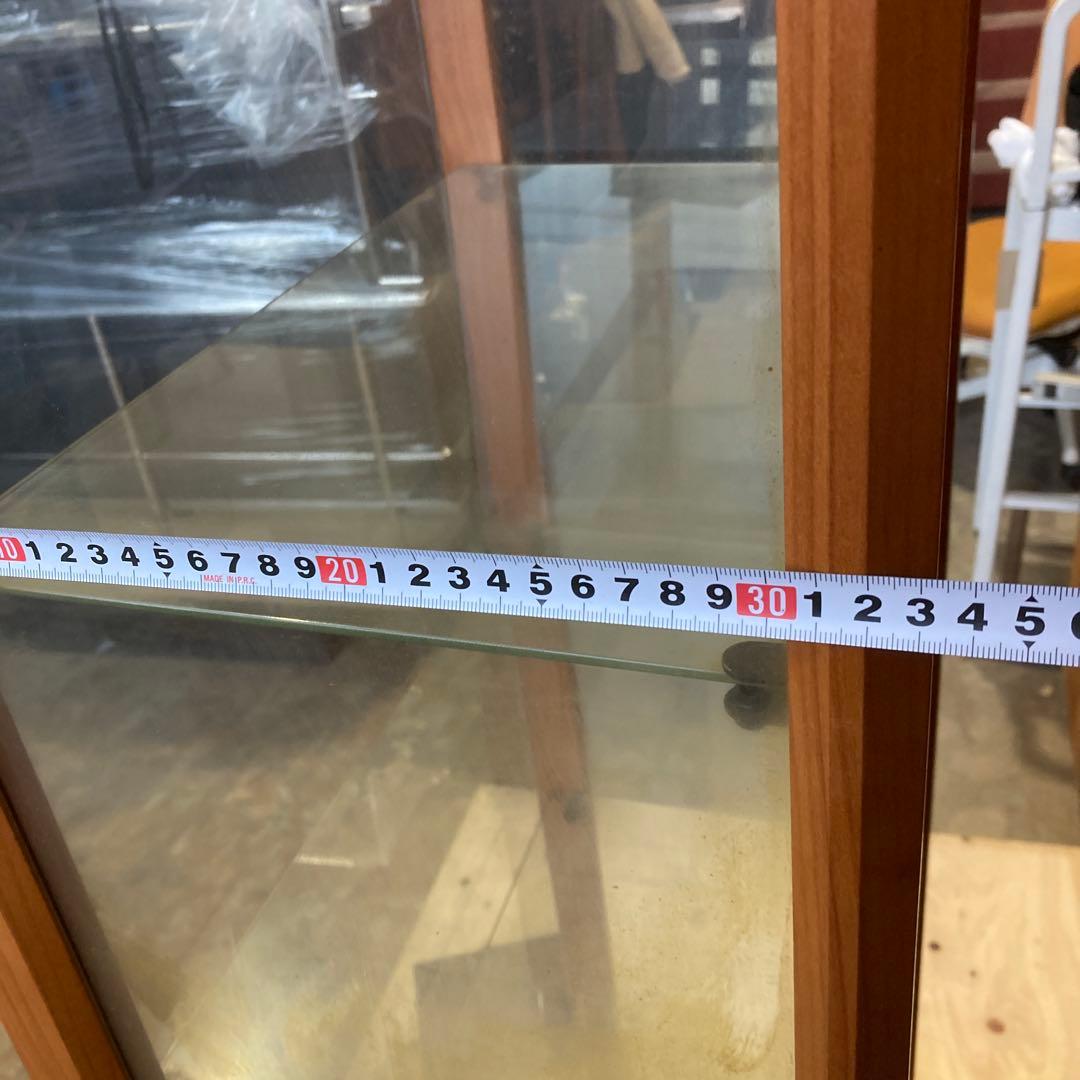 鍵付きガラスケース 5段　コレクション棚