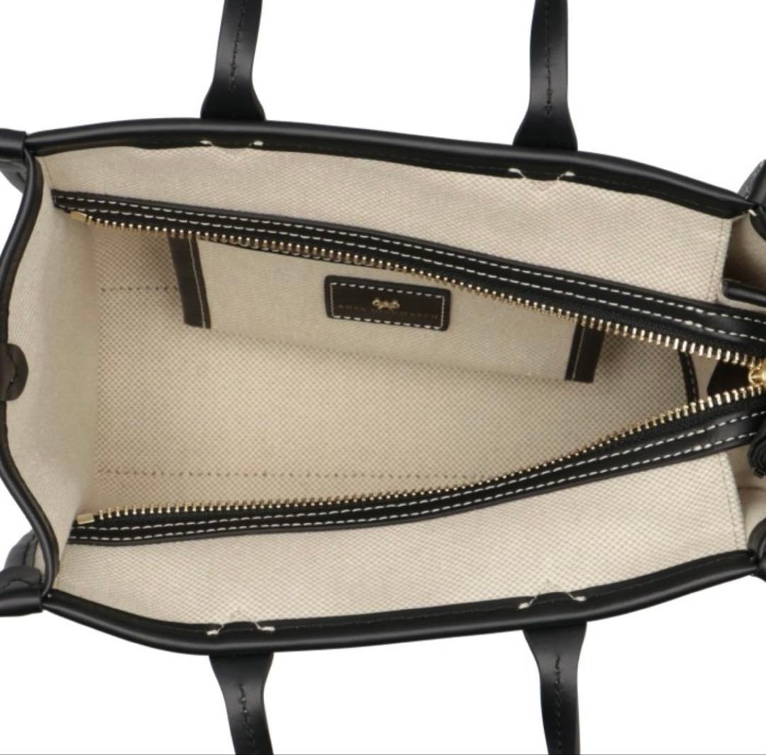 アニヤハインドマーチ　キャンバスパイピングショルダーバッグ美品