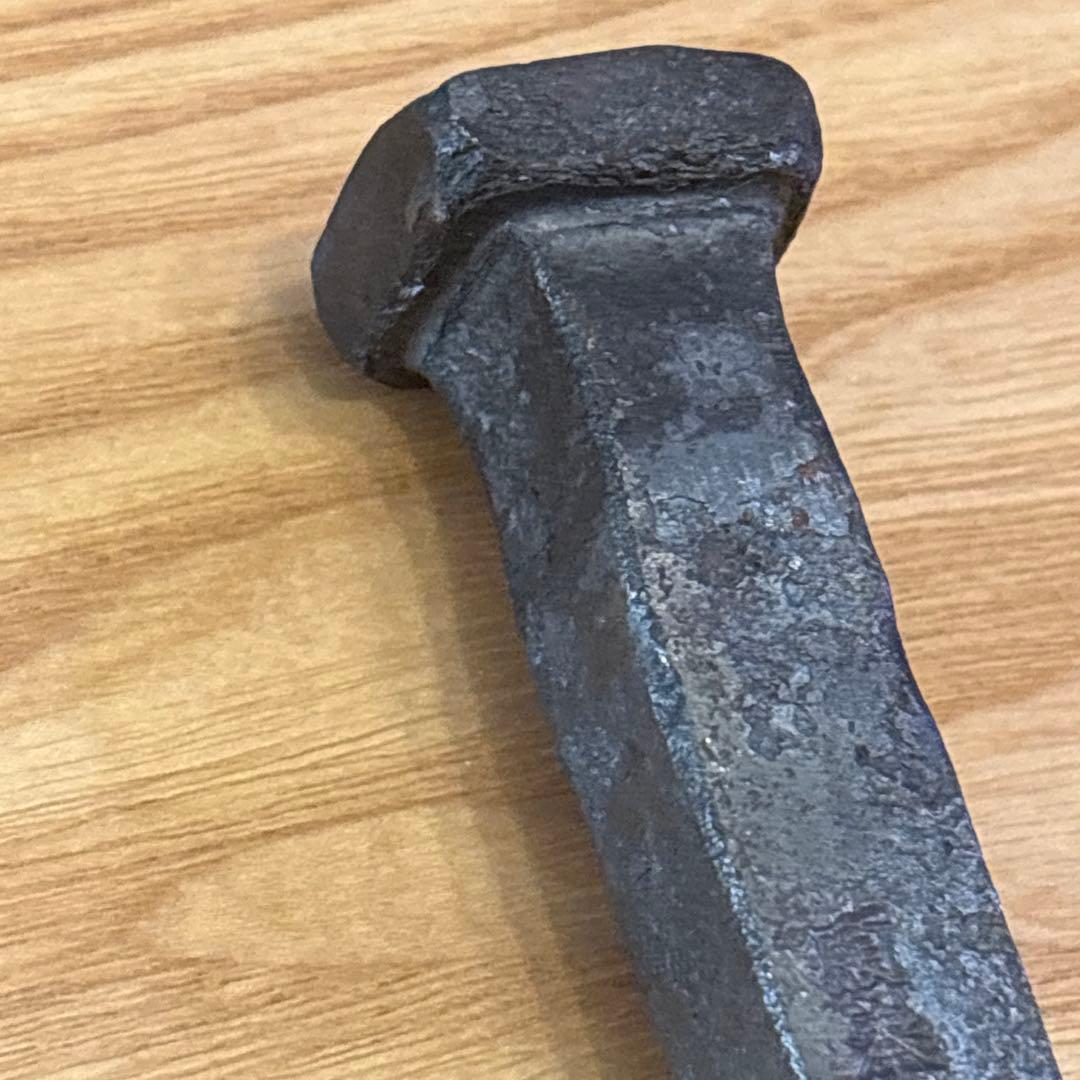 【超希少】薬師寺再建用 千年釘 白鷹幸伯 作（宮原金物店 説明書・桐箱付）本物！