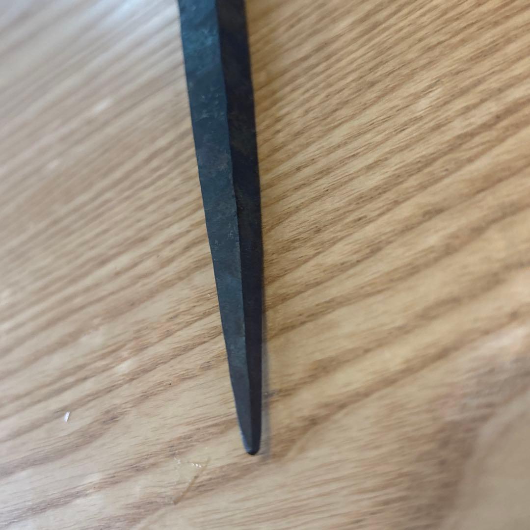 【超希少】薬師寺再建用 千年釘 白鷹幸伯 作（宮原金物店 説明書・桐箱付）本物！