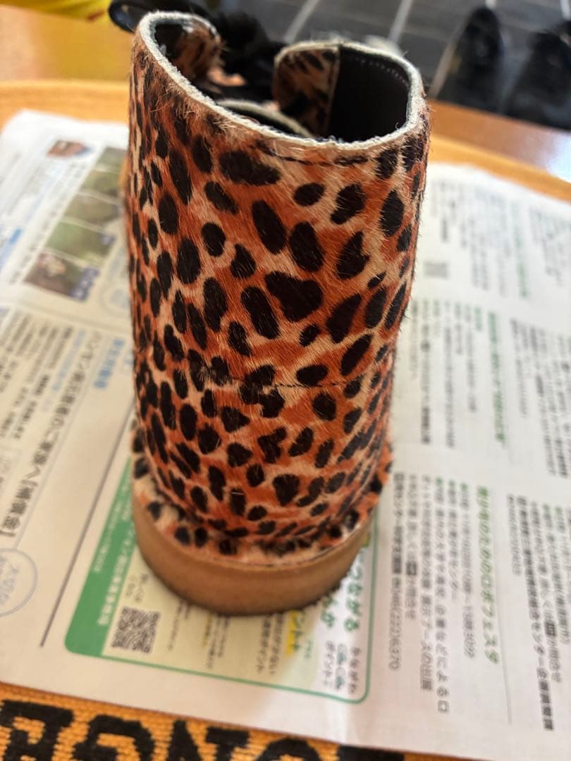 CLARKS ヒョウ柄ローファー　箱あり