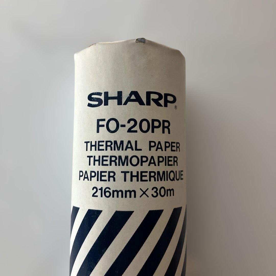 SHARP FO-20PR 純正感熱紙 216mm×30m 未使用
