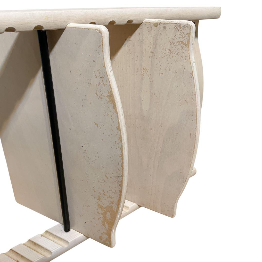 ストッケ　トリップトラップ　ホワイトウォッシュ　ベビーセット付き　シリアル4