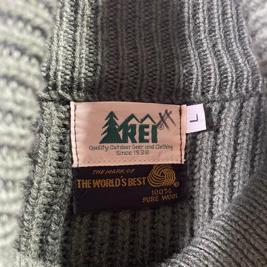 90s REI ウールドライバーズニット　L ビンテージ