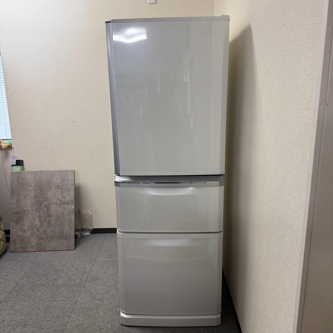 三菱ノンフロン冷凍冷蔵庫　MR-C34C-W 形2017年製