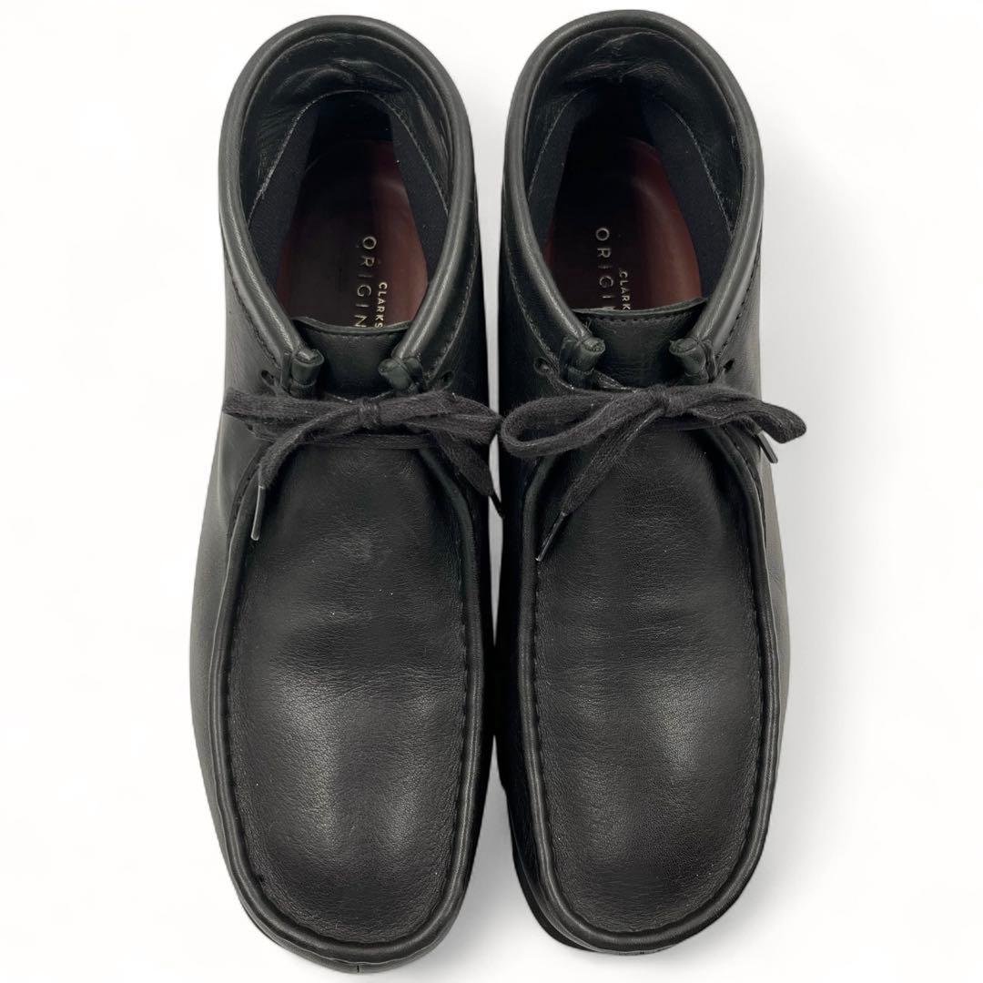 クラークスオリジナル ワラビー ブーツ GTX 27cm ブラック レザー 防水