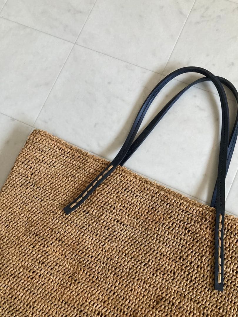 SansArcidet＊ラフィアトートバッグ